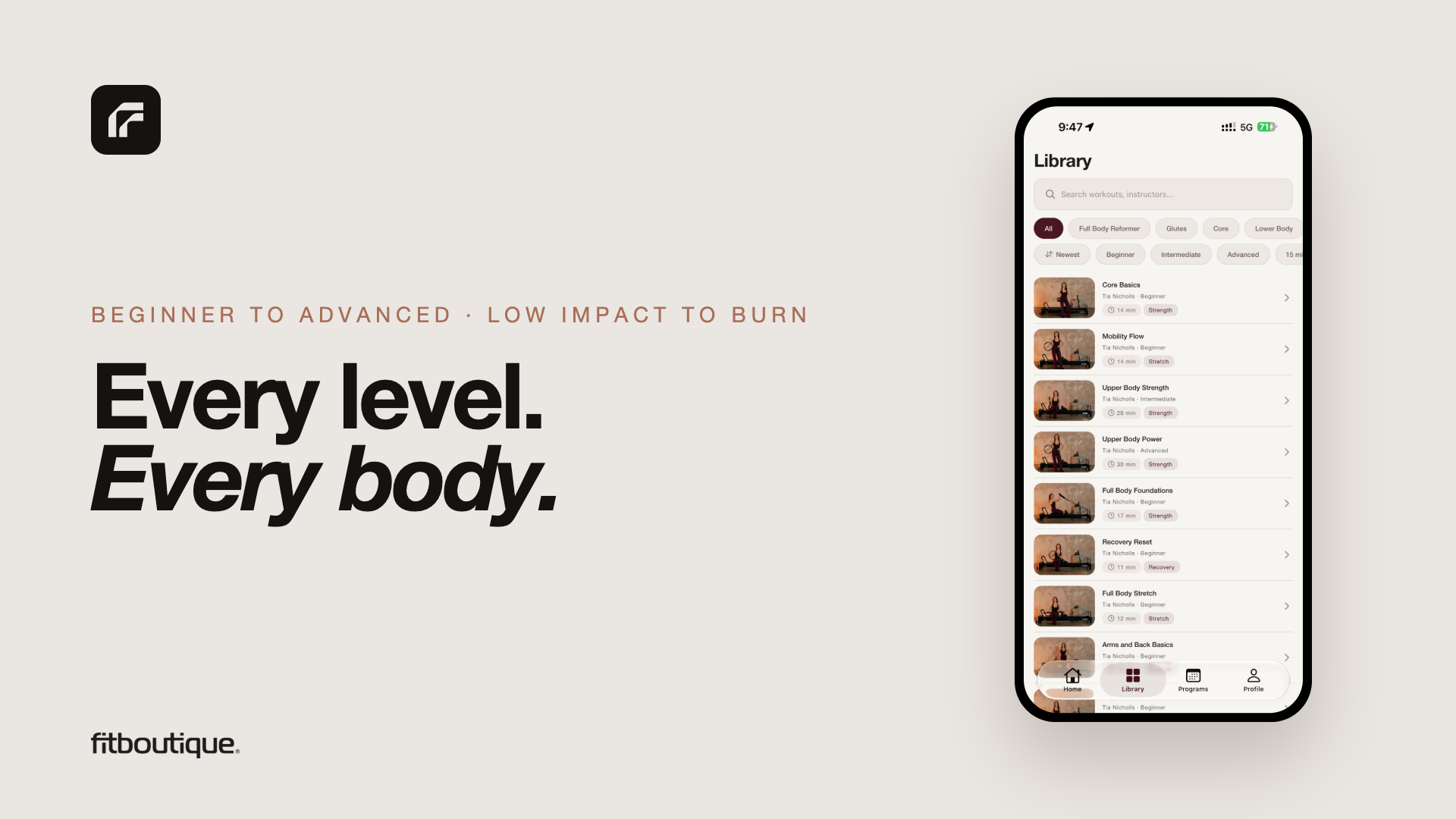 Fit by FitBoutique — Every level, every body