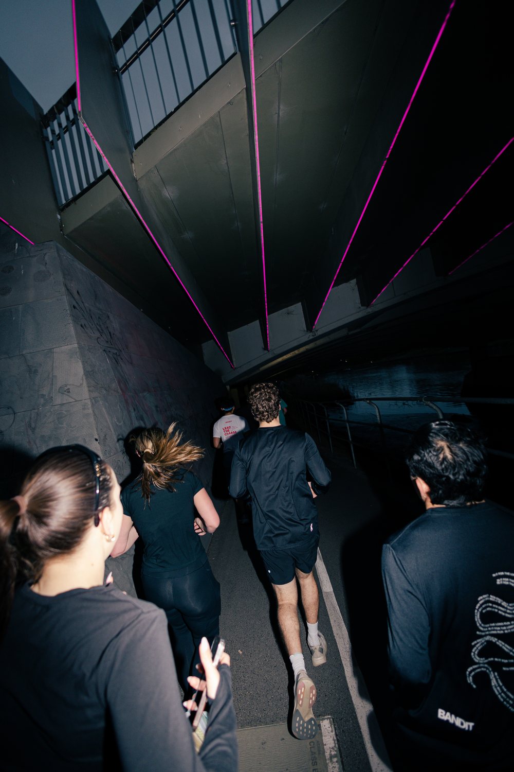 All Ours Shakeout, through the tunnel