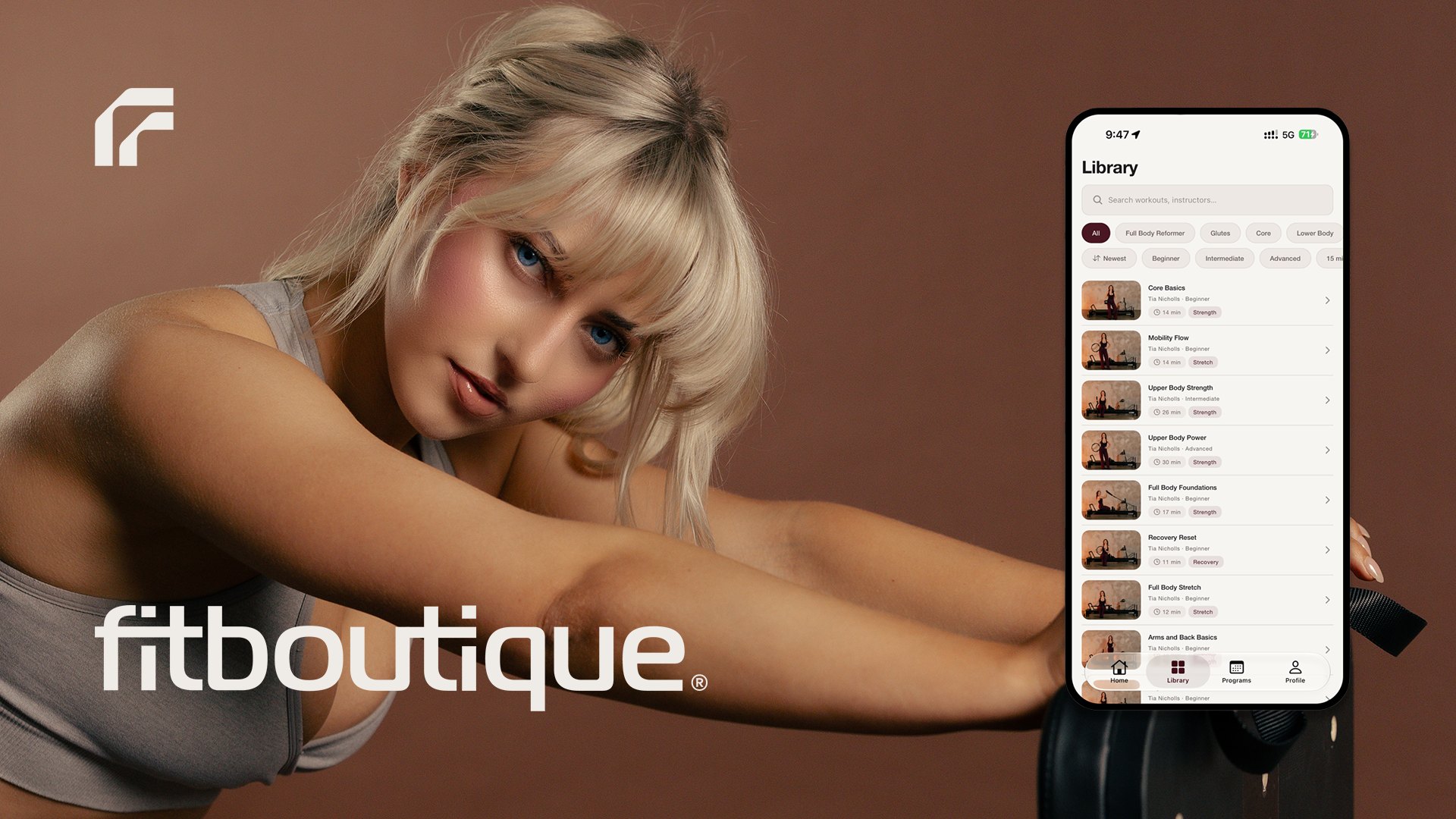 Fit by FitBoutique reformer pilates app case study