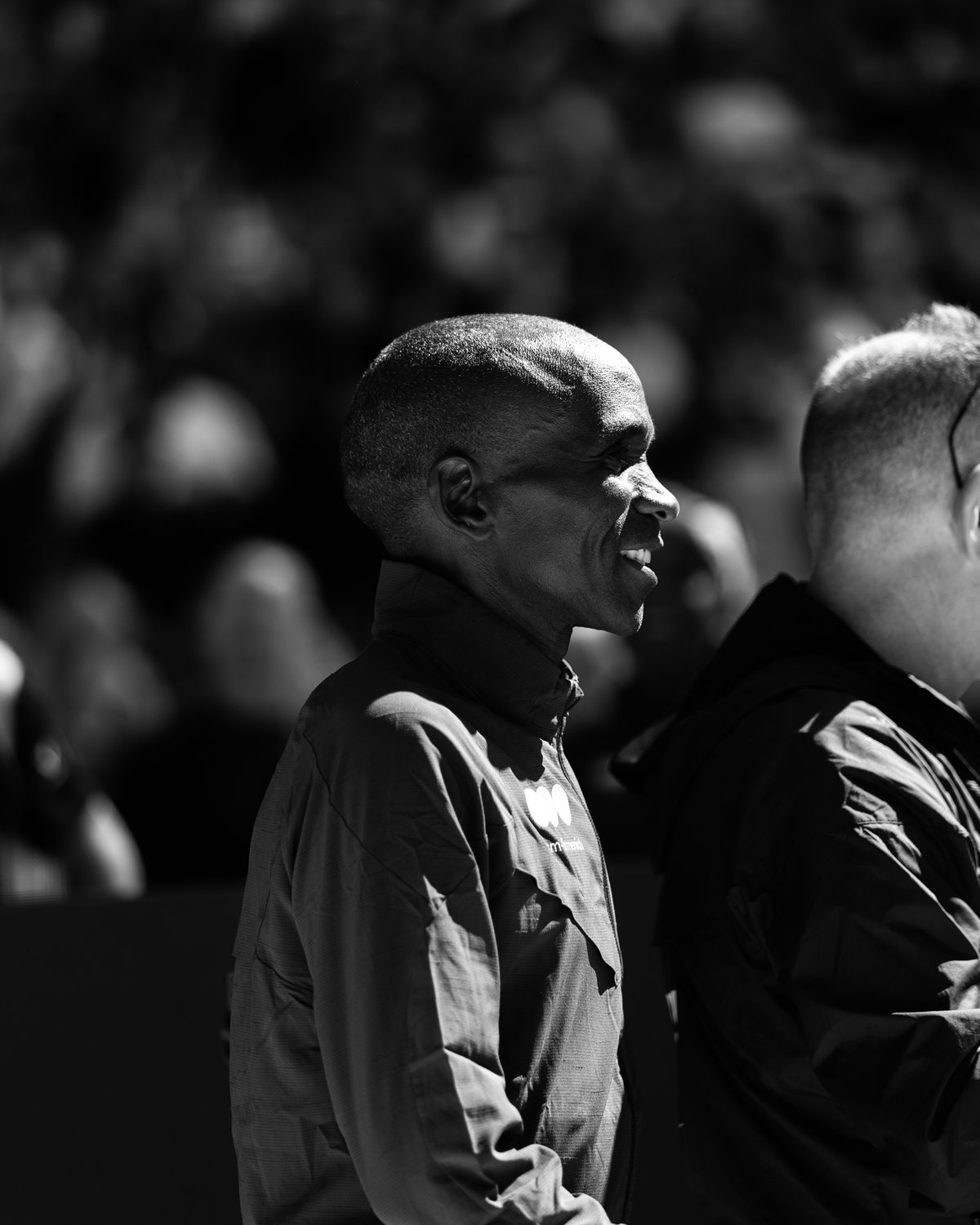 Melbourne Marathon, a quiet portrait in profile