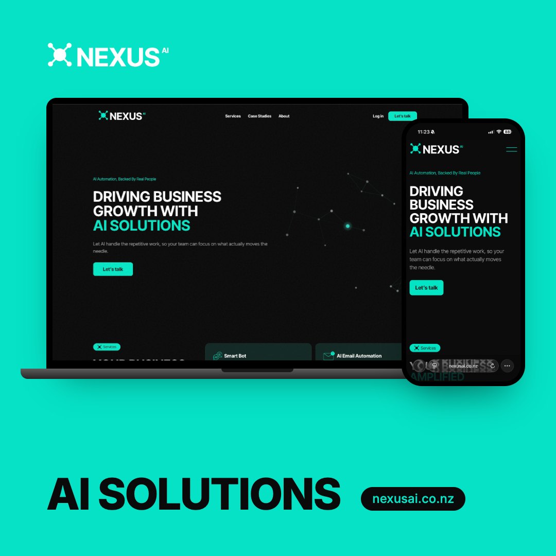 Nexus AI website design by Fourth Lane
